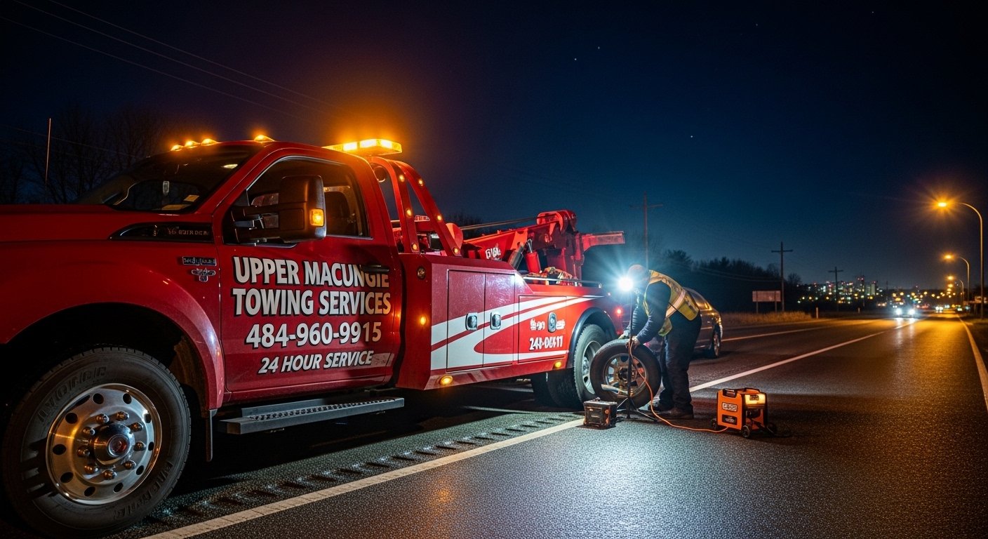 Flat Tire Help in Upper Macungie, PA